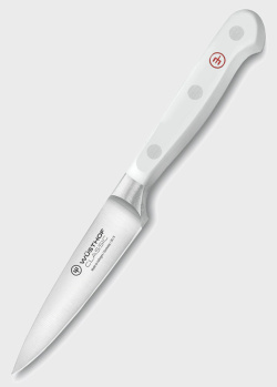 Нож для чистки овощей и фруктов Wuesthof Classic White 9см, фото