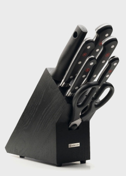 Набір ножів Wuesthof Classic 7 предметів чорного кольору, фото