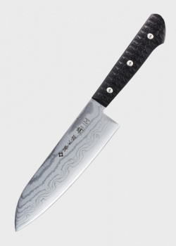 Кухонный нож Tojiro Gai Santoku 17см с рукояткой Mikarta, фото