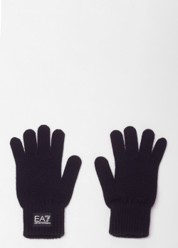 Перчатки из смесовой шерсти EA7 Emporio Armani Glove, фото