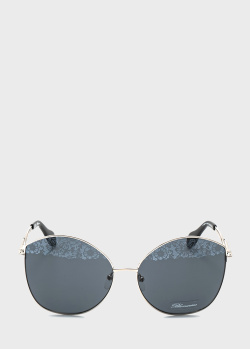 Сонцезахисні окуляри Blumarine у ​​металевій оправі., фото