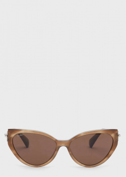 Солнцезащитные очки Max Mara в форме кошачьего глаза, фото
