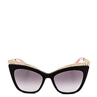 Солнцезащитные очки Moschino в темной оправе, фото