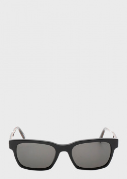 Прямокутні окуляри Ermenegildo Zegna чорного кольору, фото