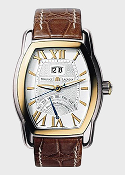 Часы Maurice Lacroix Masterpiece Jours Retrogrades Tonneau MP6119-PS101-11E, фото