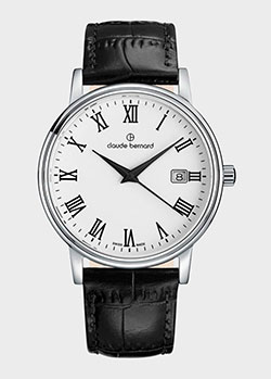 Часы Claude Bernard Classic Date 53007 3 BR, фото