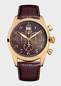 Часы Elysee Classic Chronograph Big Date - Swiss Quartz 38017, фото