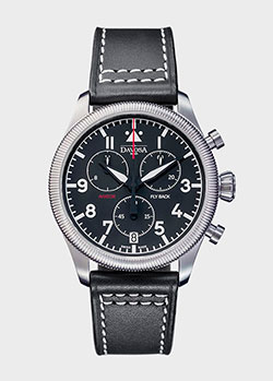 Часы Davosa Aviator Fly Back Chronograph Quartz, фото