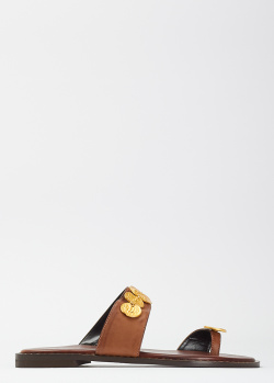Шльопанці жіночі Fratelli Robinson коричневого кольору, фото