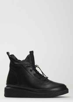 Ботинки Lab Milano с боковой молнией и шнуровкой, фото