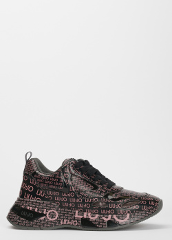 Кросівки з принтом Liu Jo чорного кольору, фото