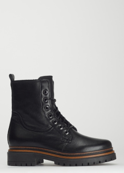 Ботинки на шнуровке Mjus черного цвета, фото