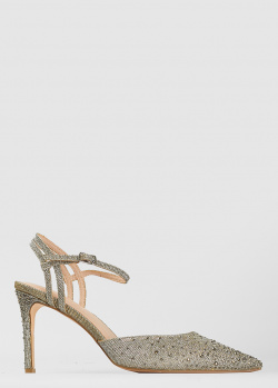 Золотистые туфли Menbur Baratili со стразами, фото