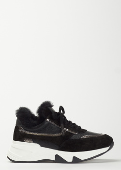 Зимові кросівки Gioseppo зі шкіри та замші, фото