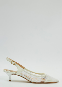 Туфлі-слінгбеки Fabio Rusconi білого кольору, фото