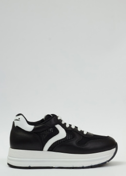 Черные кроссовки Voile Blanche Maran с сетчатыми вставками, фото