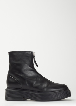 Черные ботинки Halmanera с молнией на подъеме, фото