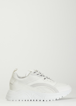 Кросівки з перфорацією Bogner New Malaga білого кольору, фото