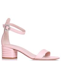 Розовые босоножки Le Silla на устойчивом каблуке, фото