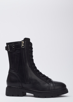 Шкіряні черевики Nero Giardini чорного кольору, фото