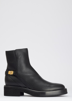 Черные ботинки Emporio Armani из натуральной кожи, фото