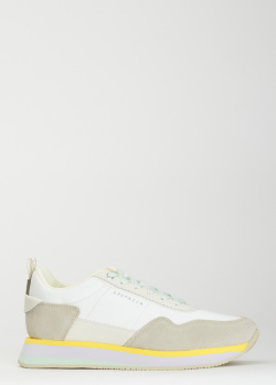 Білі кросівки Apepazza із замшевими вставками, фото