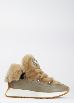 Зимові кросівки Loriblu з декором-камінням, фото
