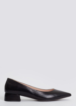 Черные туфли Tine's из мелкозернистой кожи, фото