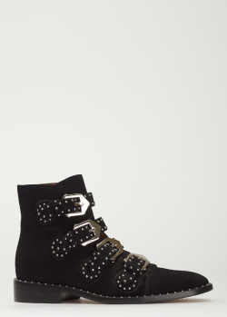 Замшеві черевики Givenchy з декором-заклепками, фото
