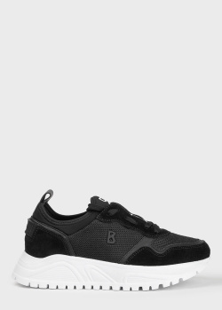 Кроссовки на шнуровке Bogner Malaga черного цвета, фото