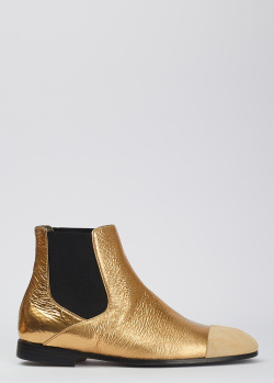 Ботинки-челси Doucal's золотистого цвета, фото