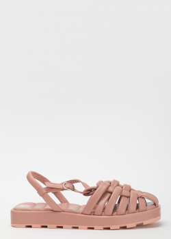 Рожеві сандалі Massimo Granieri зі шкіри, фото