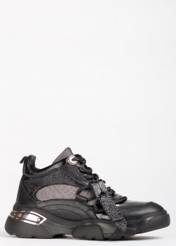 Зимові кросівки Lab Milano чорного кольору, фото