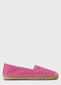 Эспадрильи с логотипом Michael Kors розового цвета, фото