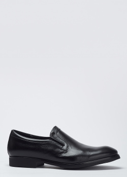 Чорні туфлі Mario Bruni із зернистої шкіри, фото