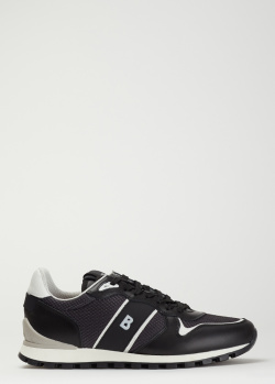 Черные мужские кроссовки Bogner Porto с белыми вставками, фото