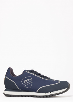 Чоловічі кросівки Blauer синього кольору, фото