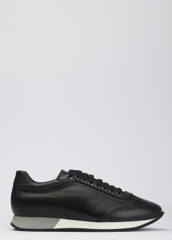 Шкіряні кросівки Aldo Brue чорного кольору, фото