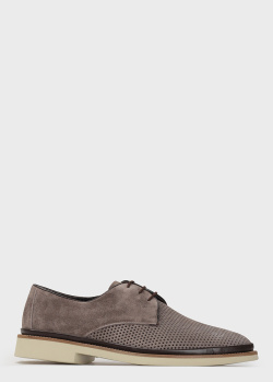 Замшеві туфлі Aldo Brue коричневого кольору, фото