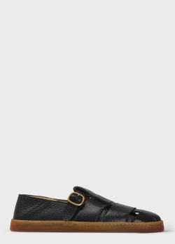 Шкіряні туфлі Henderson Baracco чорного кольору, фото