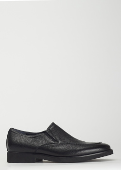 Туфлі зі шкіри Luca Guerrini чорного кольору, фото