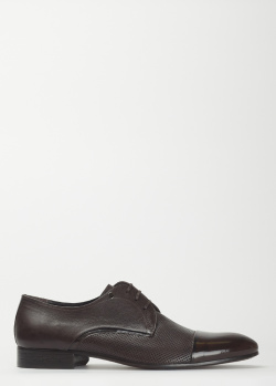 Коричневые туфли Mario Bruni и комбинированной кожи, фото