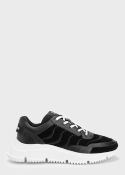 Черные кроссовки Bogner из кожи и текстиля, фото
