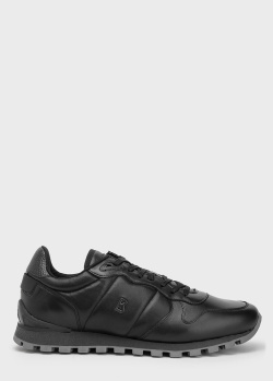 Чорні кросівки Bogner Porto з дрібнозернистої шкіри, фото