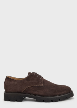 Замшеві туфлі Brecos коричневого кольору, фото
