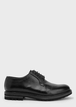 Туфли из кожи Brecos черного цвета, фото