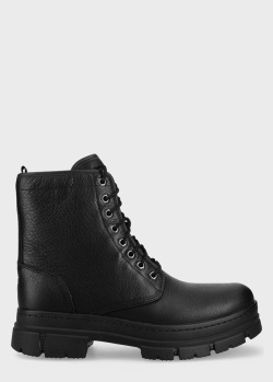 Зимние ботинки Hugo Boss черного цвета, фото