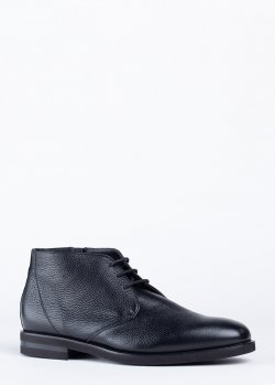 Чорні черевики Pellettieri di Parma на хутрі, фото