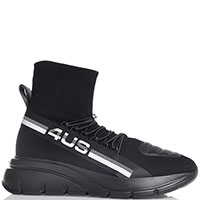Мужские кроссовки Paciotti на толстой подошве черного цвета, фото