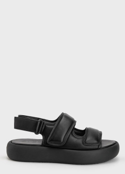 Чоловічі сандалі Vic Matie чорного кольору, фото
